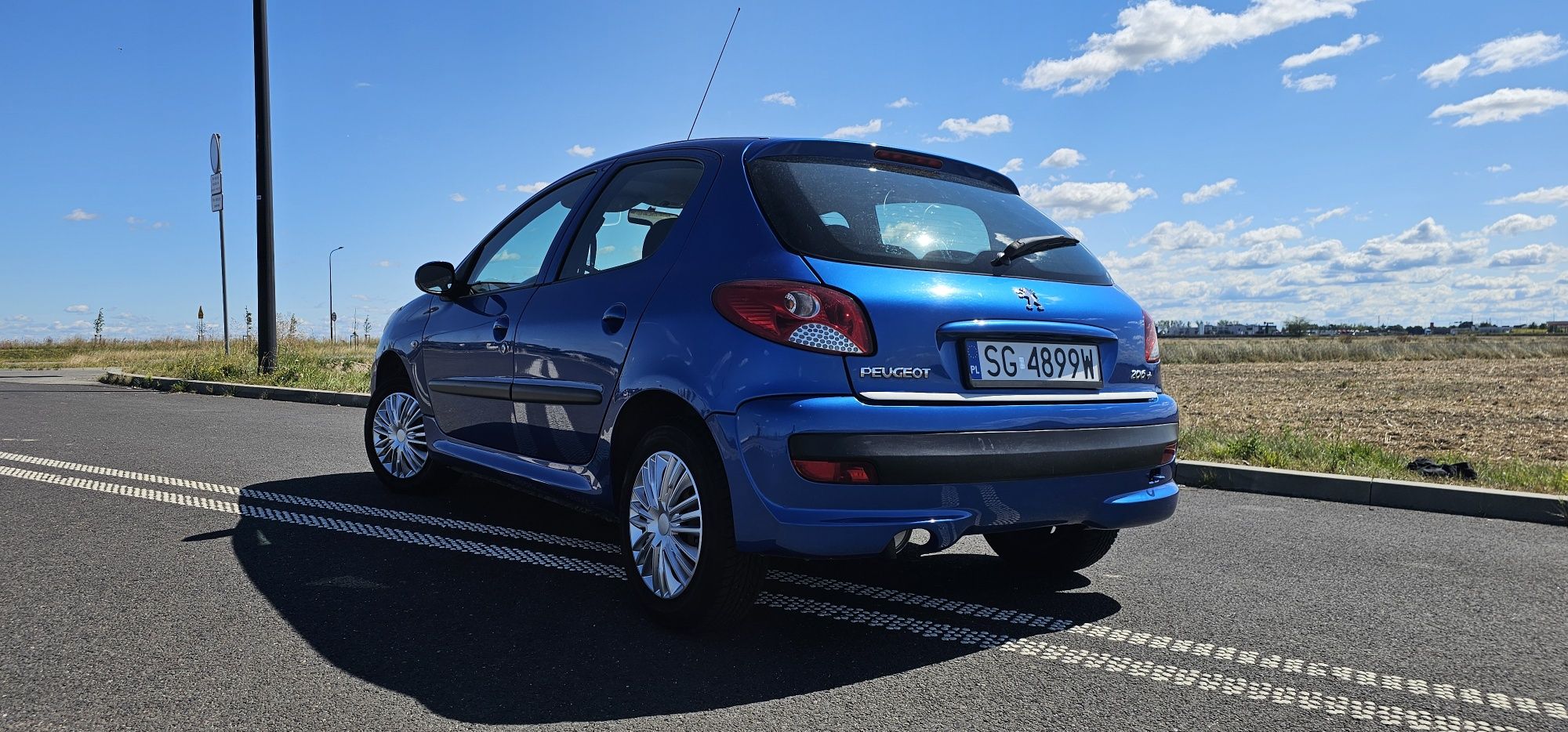 Peugeot 206+ 2009r 1.4 75km - po kolizji z dzikiem