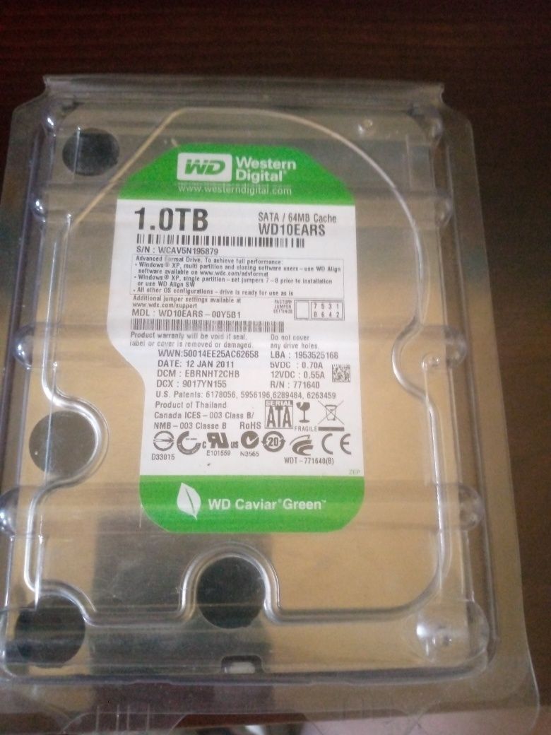 Продам жорсткі диски на 1Тб та 2Тб