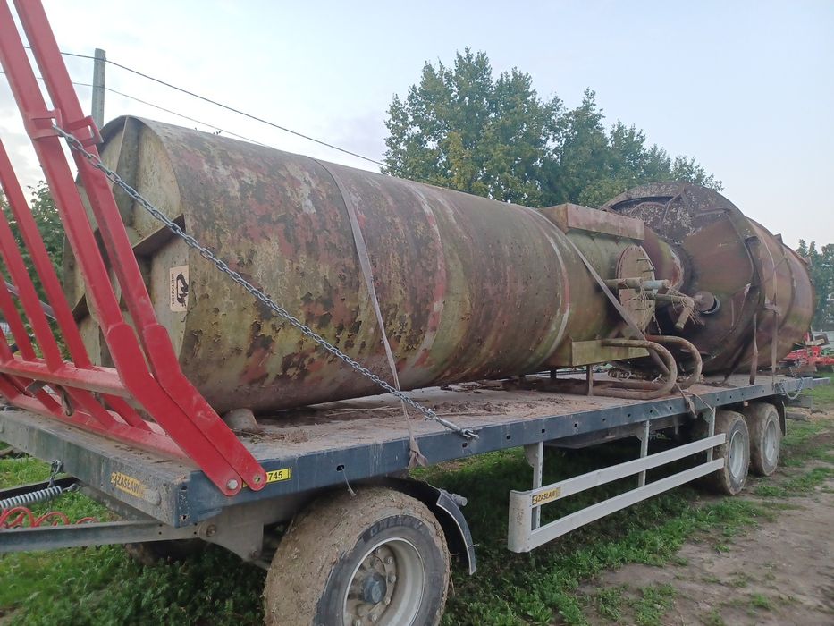 Zbiornik stalowy gruby ,szczelny 10m3.Transport darmowy