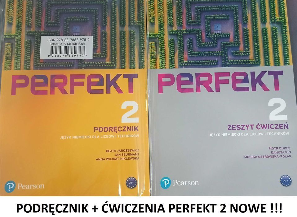 (NOWE) Perfekt 2 Podręcznik + Ćwiczenia + kod interaktywny PEARSON