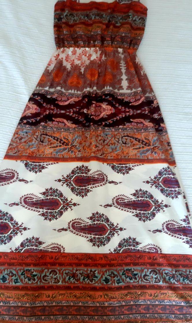 Vestido comprido NOVO M NATURA