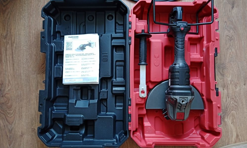Szlifierka kątowa Akku Parkside Performance PWSAP 40-Li A1