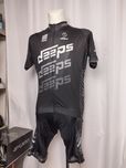 Nowy męski komplet kolarski koszulka + spodenki bibshort Deeps XS