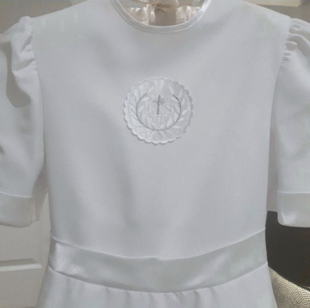 *Impressja* cudna sukienka alba komunijna bolerko torebka halka R.134