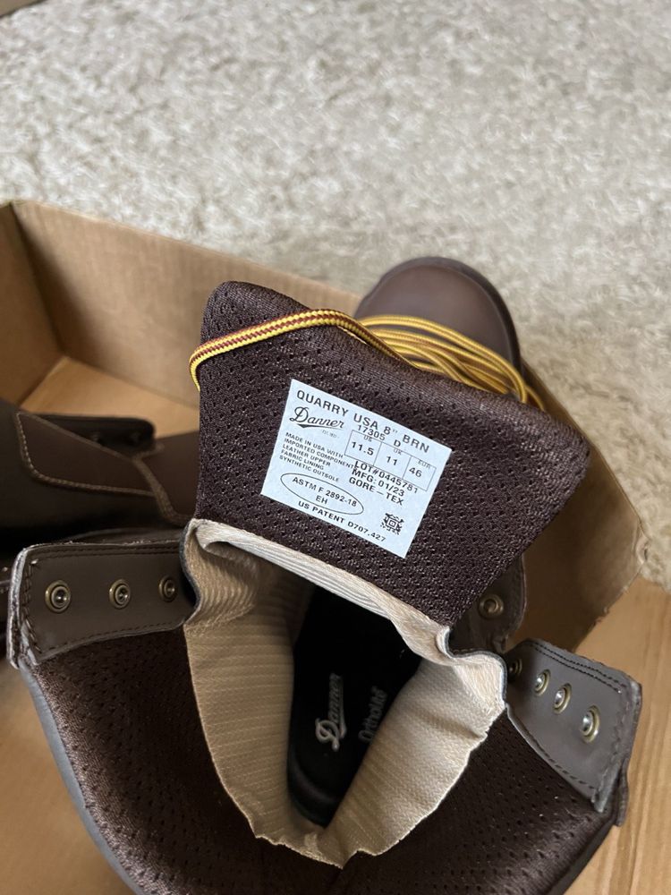 Ботинки Danner Quarry GTX Gore Tex 46 размер