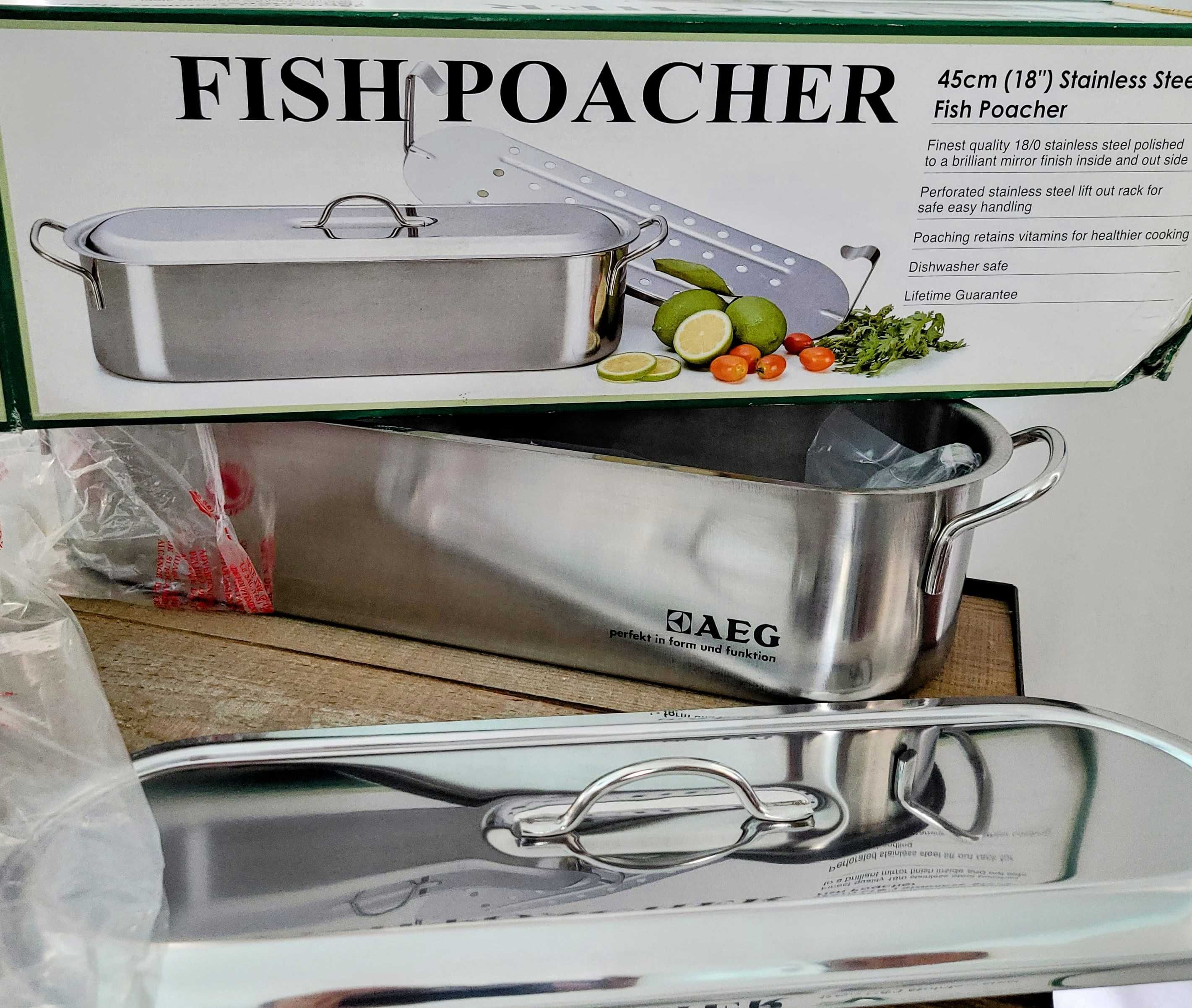 Fish Poacher- Panela para cozinhar peixe a vapor