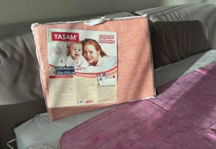 Простинь с подогревом електропростинь електричне простирадло ясам Yasa