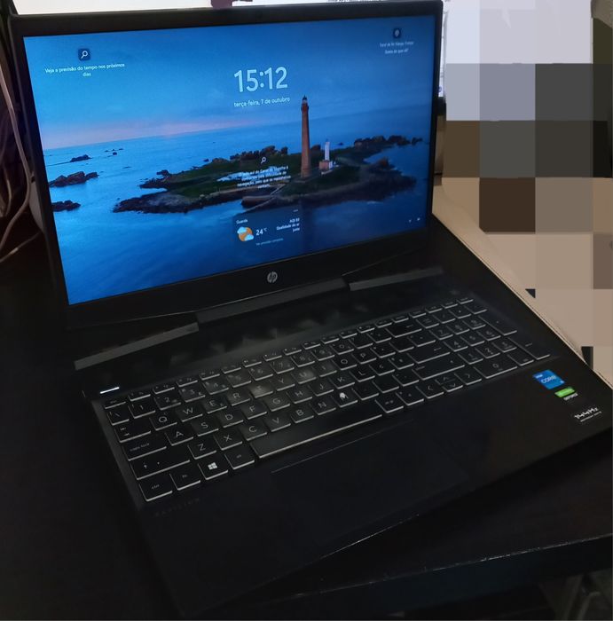 Computador Portátil Gaming HP Pavilion 15 GeForceRTX3050 12GB 512GBSSD