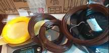 Filament PLA 1.75mm Brązowy 330g - 70g żółty