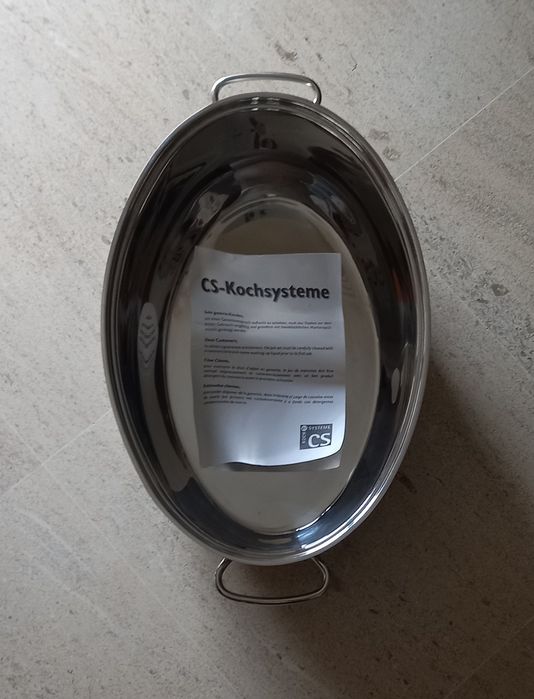 Panela multifunções oval com fundo e tampa térmicos