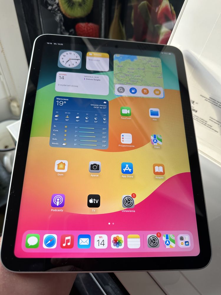 IPAD (10GEN.) 10,9" 64GB silver WI-FI A2696 GWAR. SUPER STAN !!