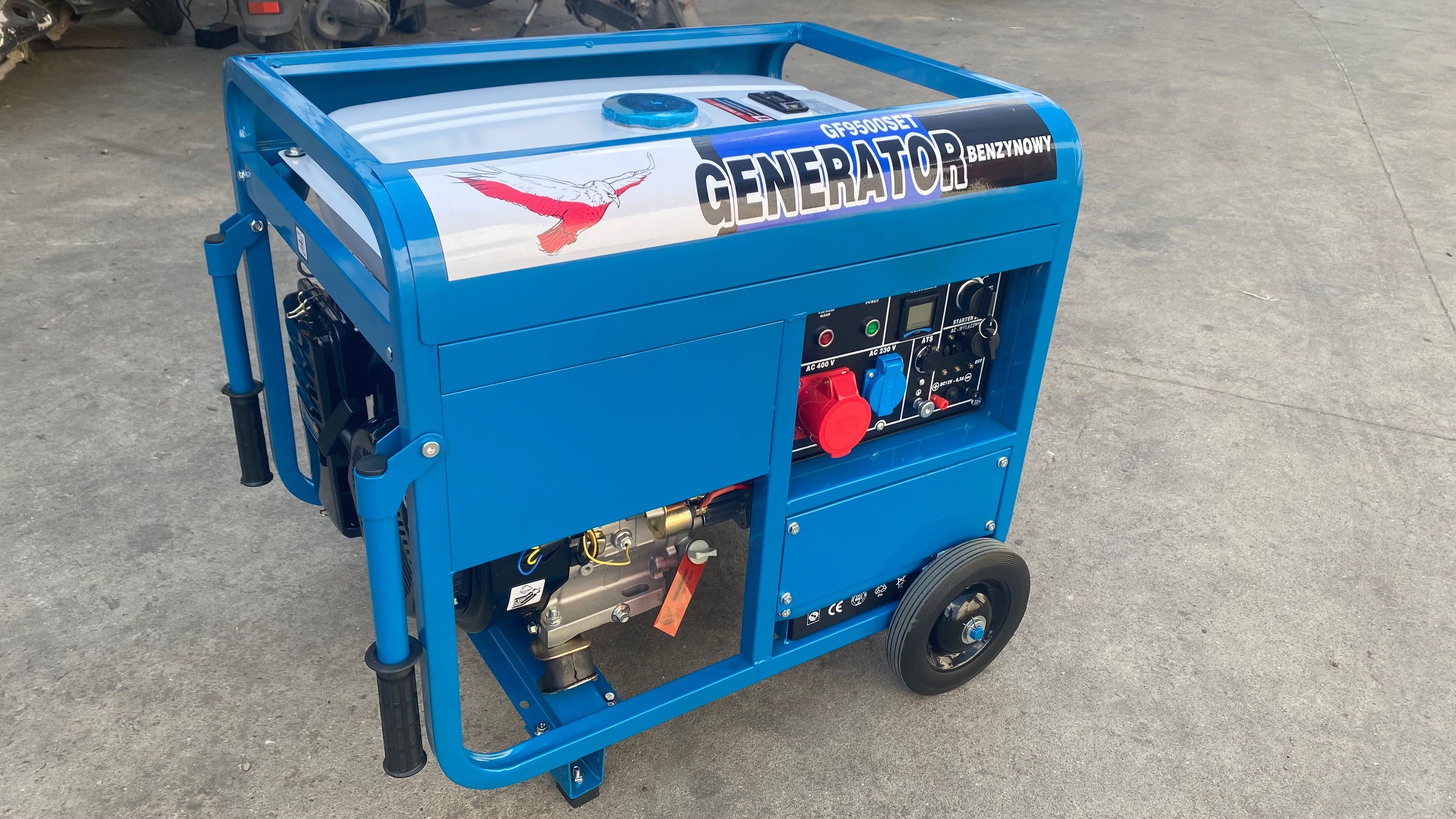 agregat prądotwórczy 8 / 9 kW AVR z automatyka ATS benzynowy PROMOCJA