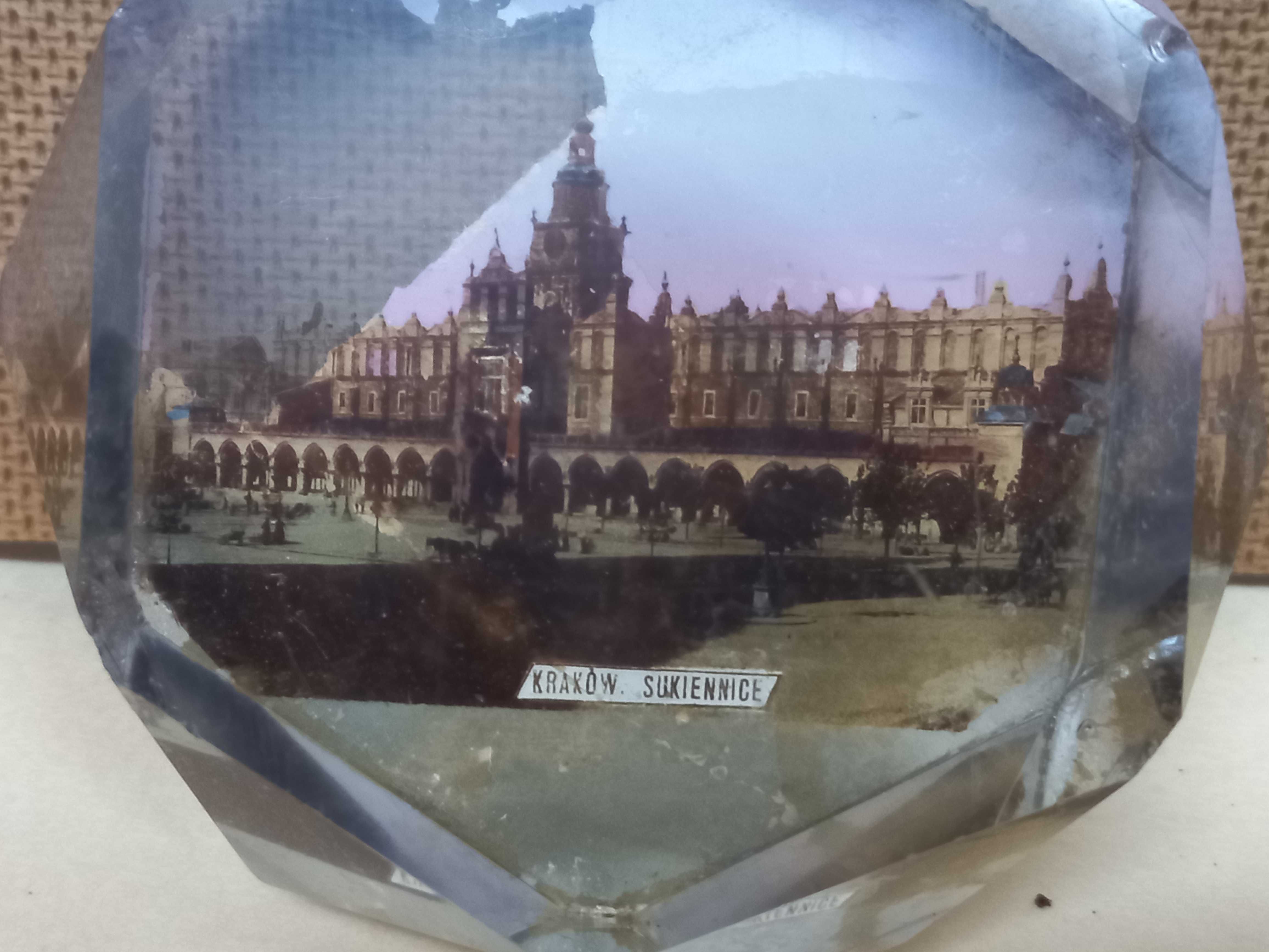 Przedwojenny przycisk do papieru KRAKÓW