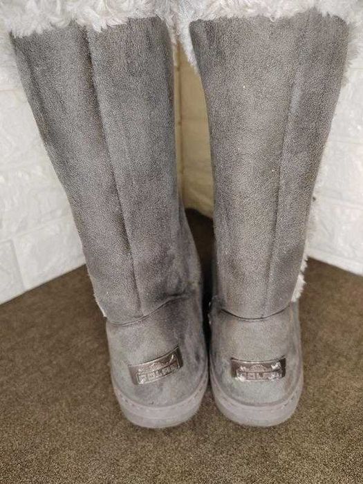 Зимові жіночі черевики Polar уггі 39-40р сірого кольору