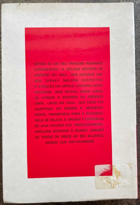 Livro O Jogo da Vida – Sidney Sheldon