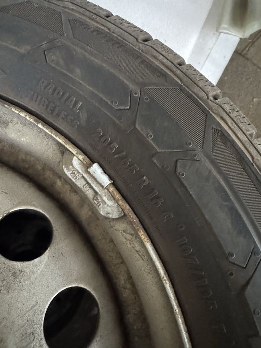 Комплект колес 205 65 r16c w447 з датчиками тиску