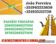 Painéis tricapas
