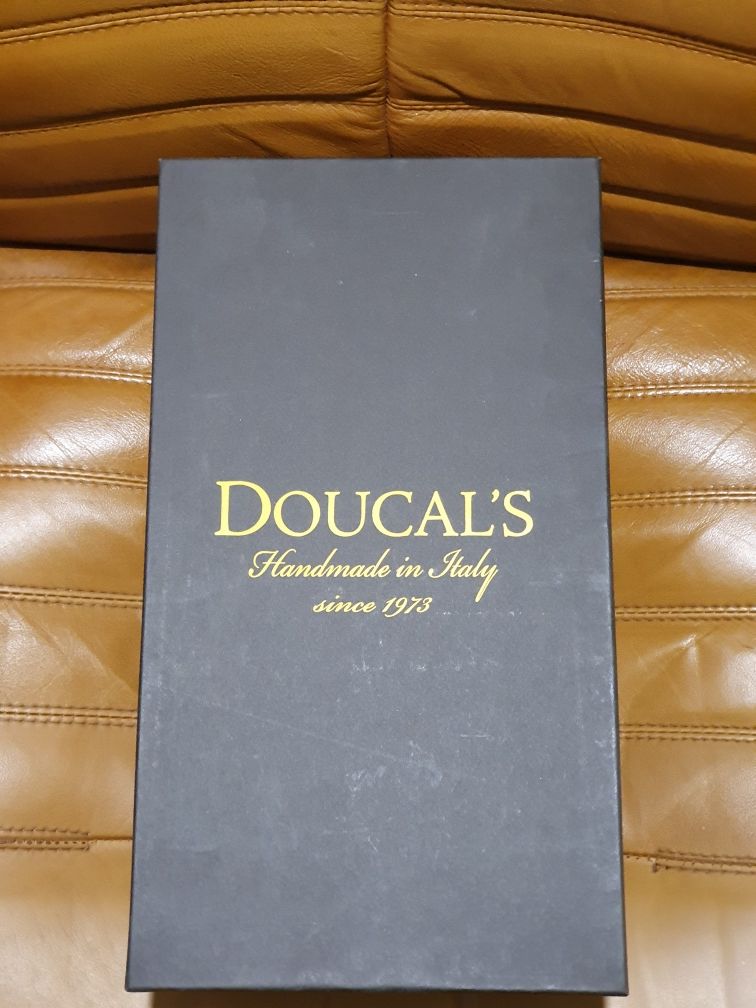 Замшевые лоферы Doucal's, Италия 43,5 размер (28,5 см длина стельки).