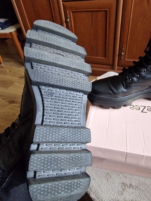 Traperki damskie skorzane