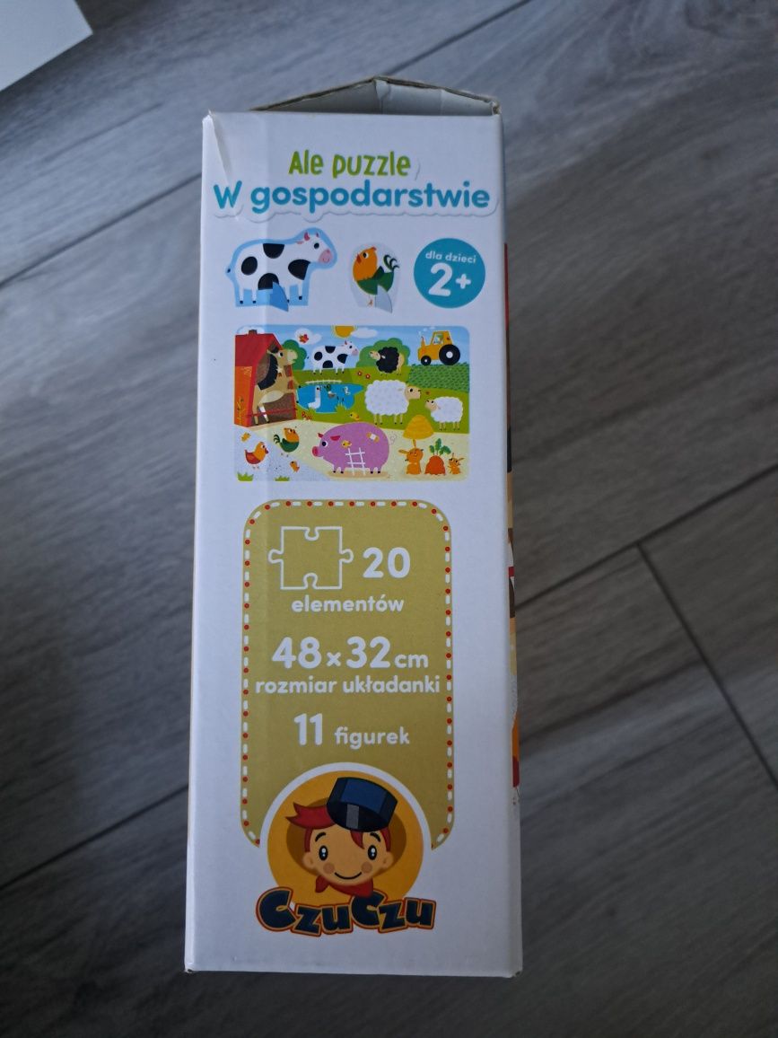 Puzzle czuczu 2+ w gospodaratwie z figurkami