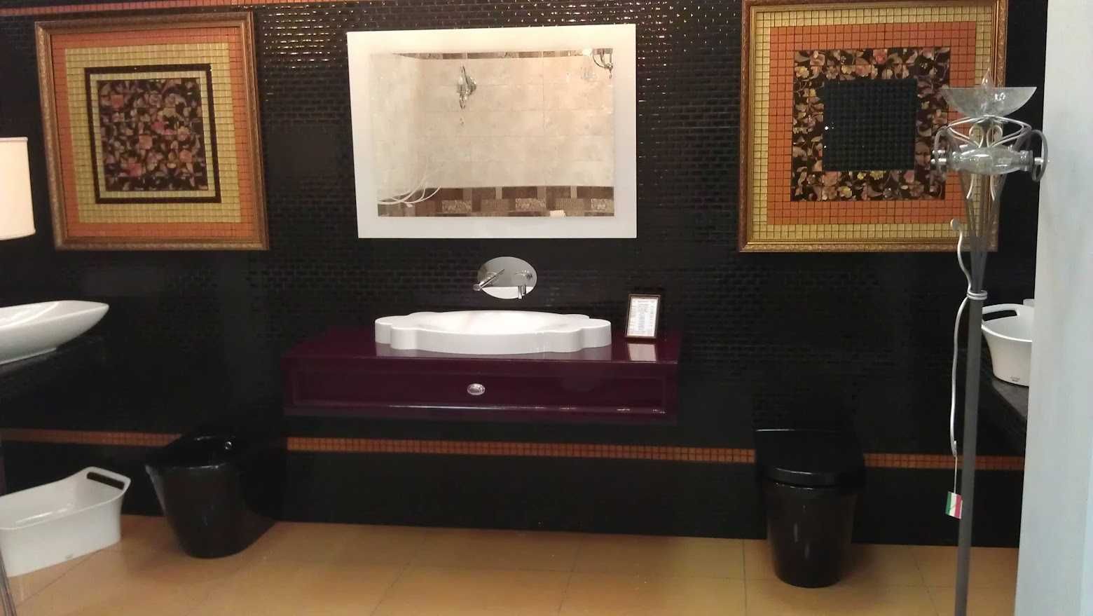 Villeroy&Boch Комплект меблів для ванної La Belle чорний маджента