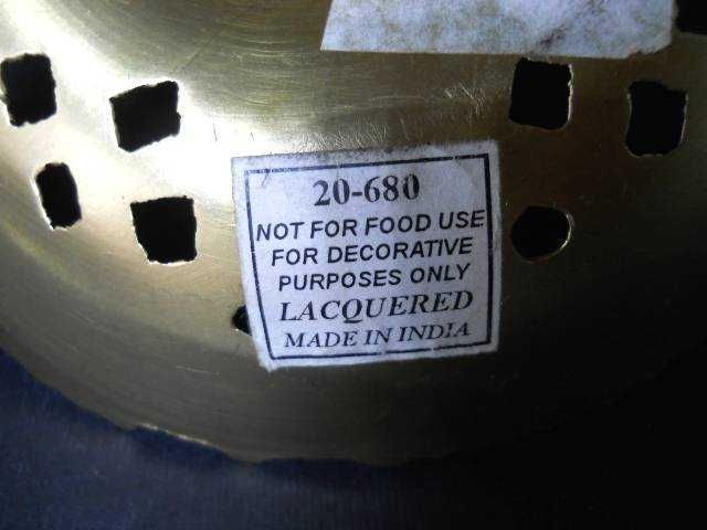 Винтажный Индийский подсвечник