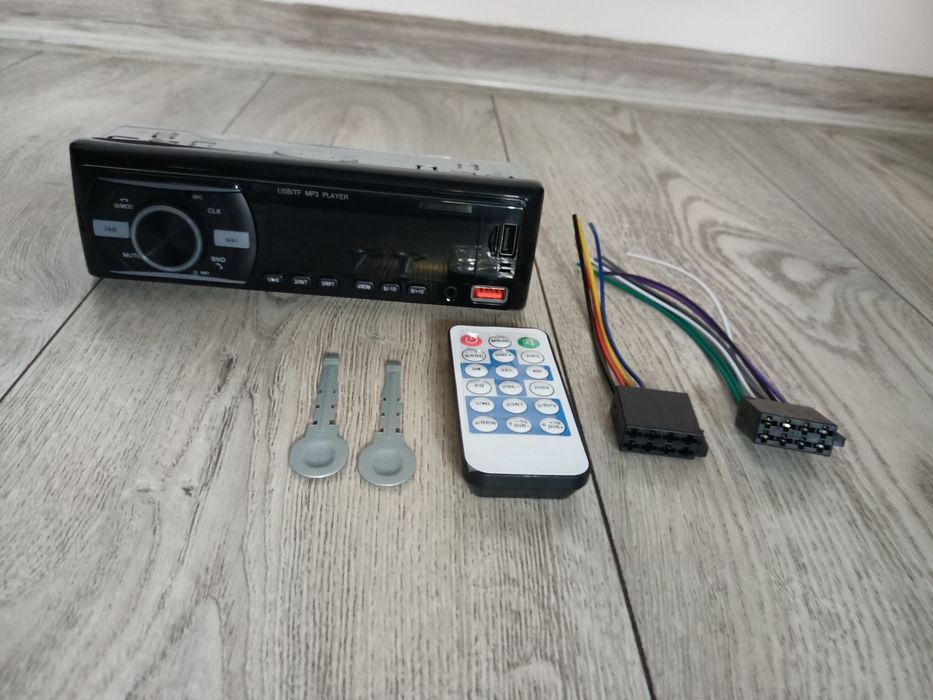 Radio Samochodowe 1Din Bluetooth Mikrofon Usb Sd