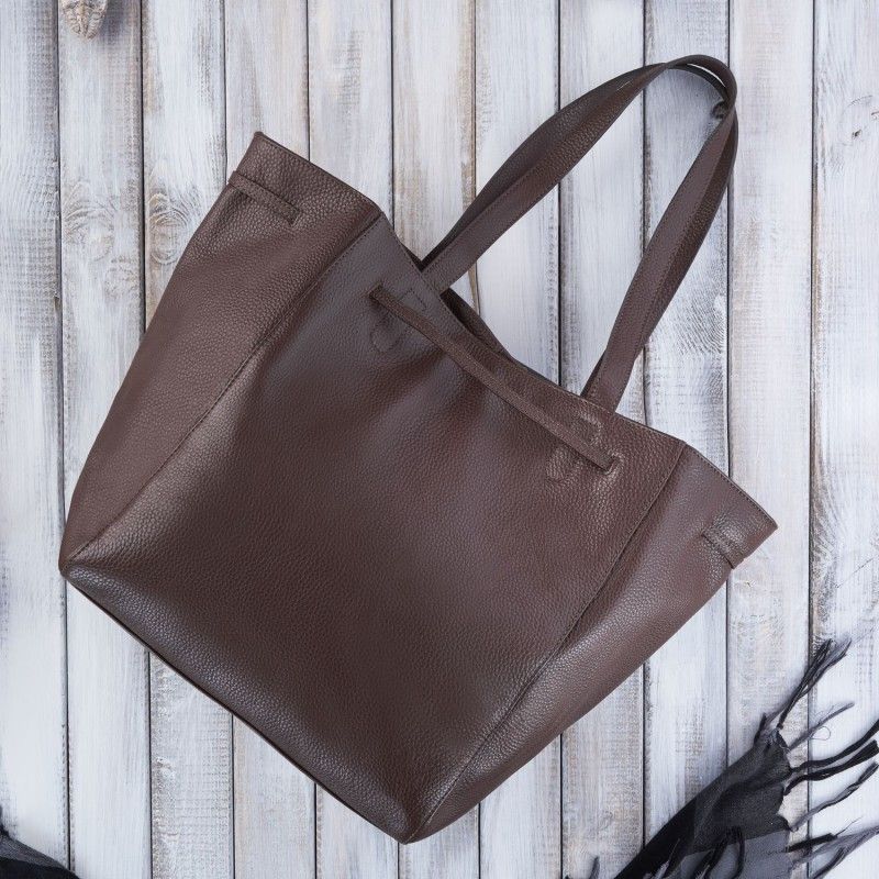torba shopper skórzana damska na ramię paolo peruzzi in-64-br