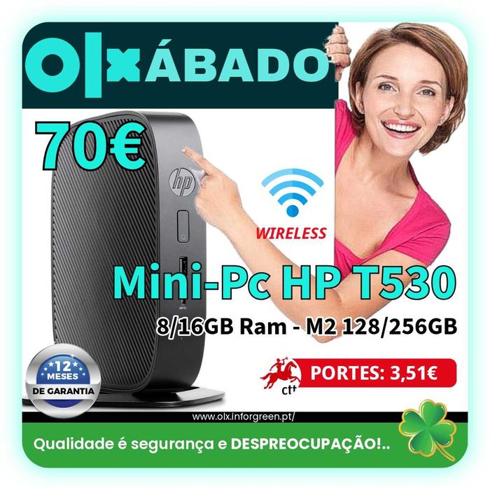 Mini-PC HP T530 - PREÇO + BAIXO DO MUNDO - OLXÁBADO