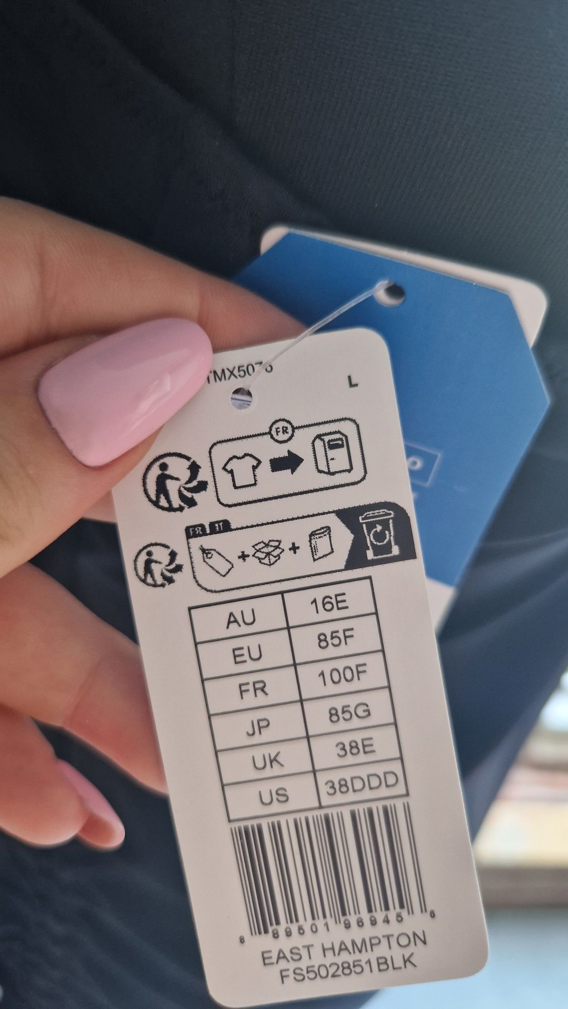 Nowa z metką! Góra od stroju kąpielowego tankini, duży biust 85F, L