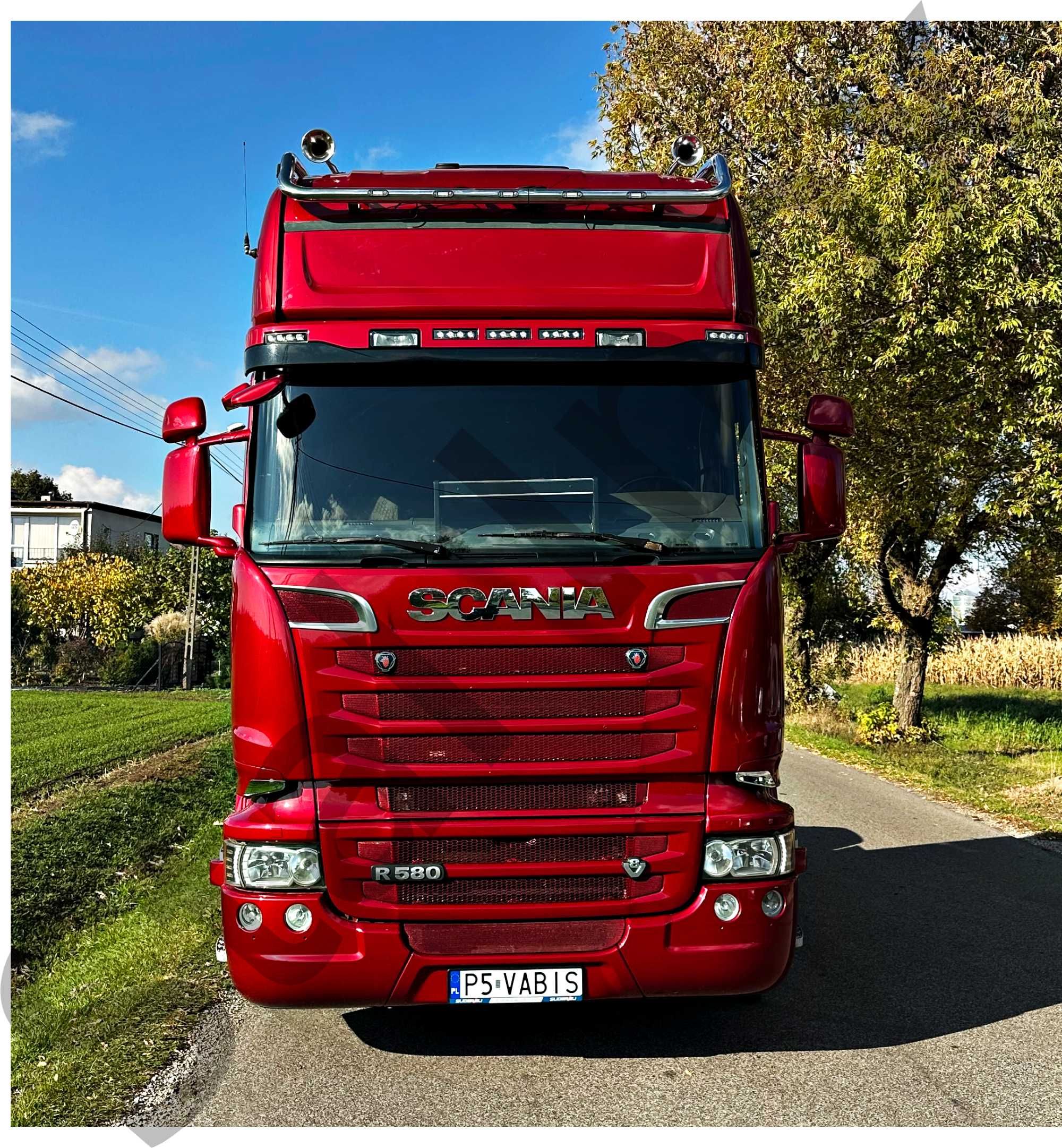 Orurowanie górne Scania Topline Highline długie ramiona oświetlenie
