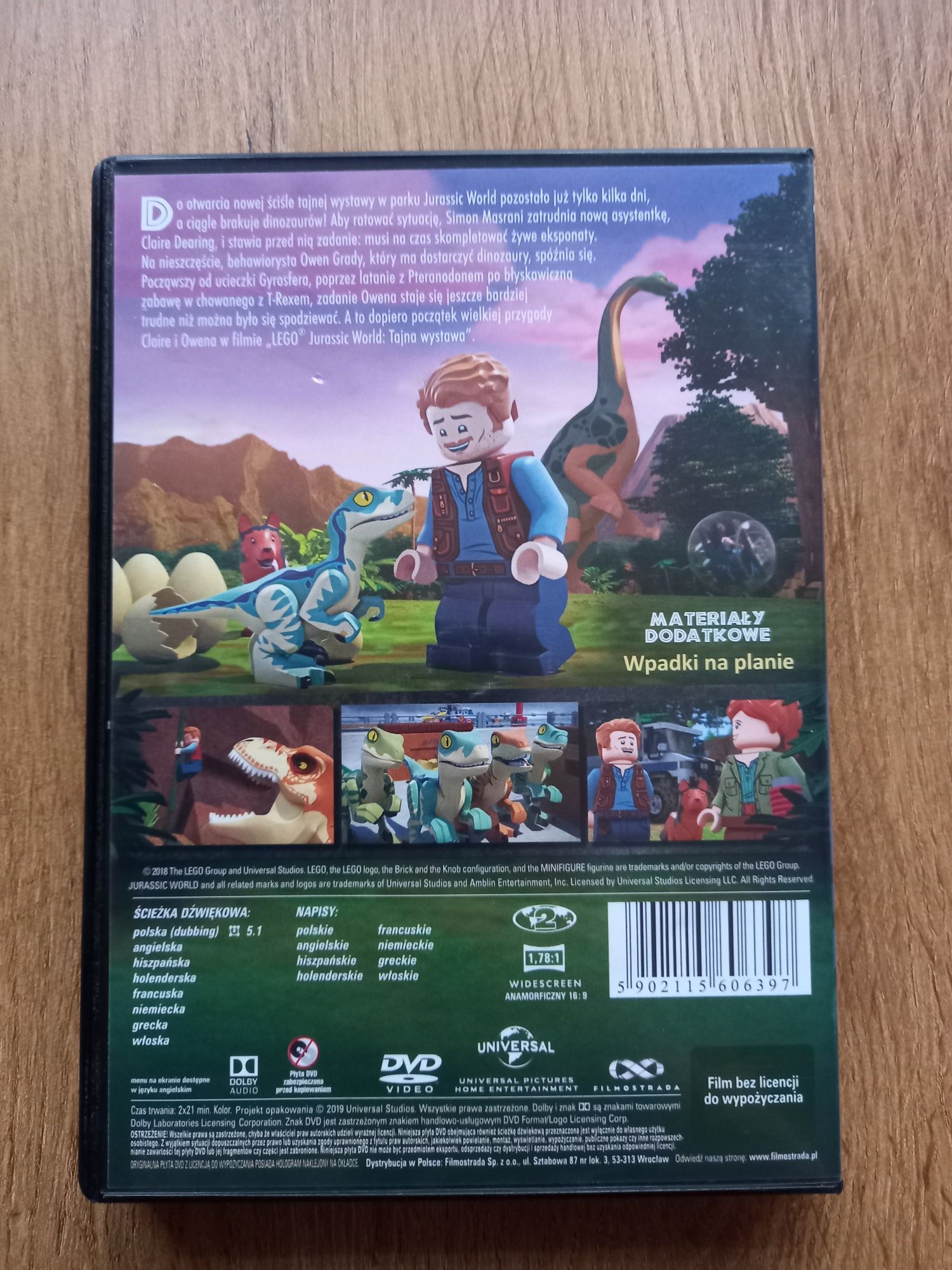 Bajka dvd Lego Jurassic World