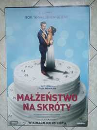 Plakat z filmu MAŁŻEŃSTWO na SKRÓTY