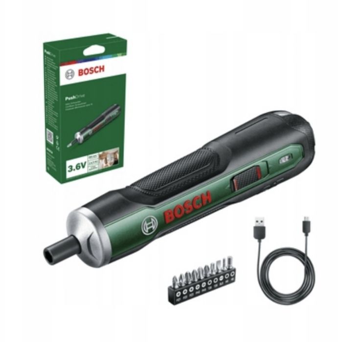 Wkrętak akumulatorowyPUSH DRIVE 3.6V 1.5AH 6039C6002 BOSCH
