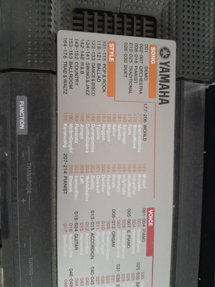 Piano marca yamaha