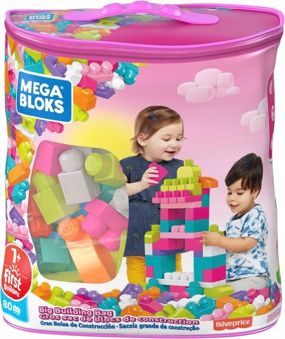 Mega Bloks First Builders Torba Różowa Dch62