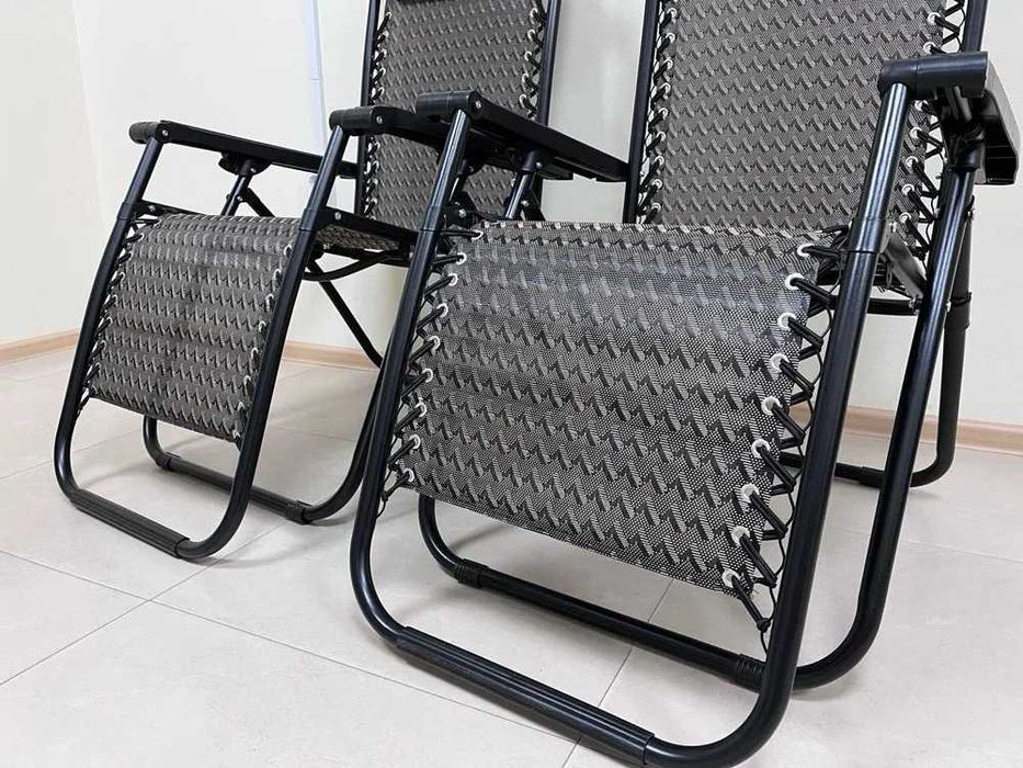 Шезлонг-Кресло с подстаканником XXL Zero Польша (до 120 кг)