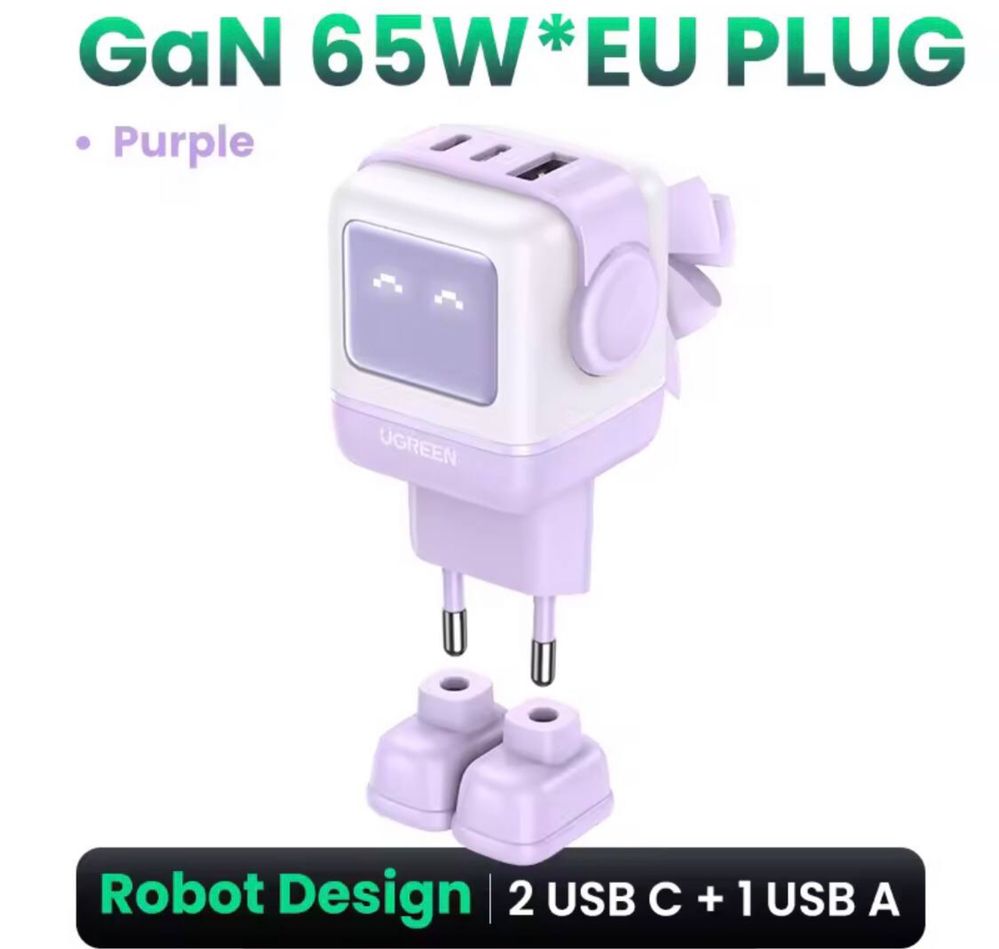 UGREEN GaN CD361 65W швидка зарядка