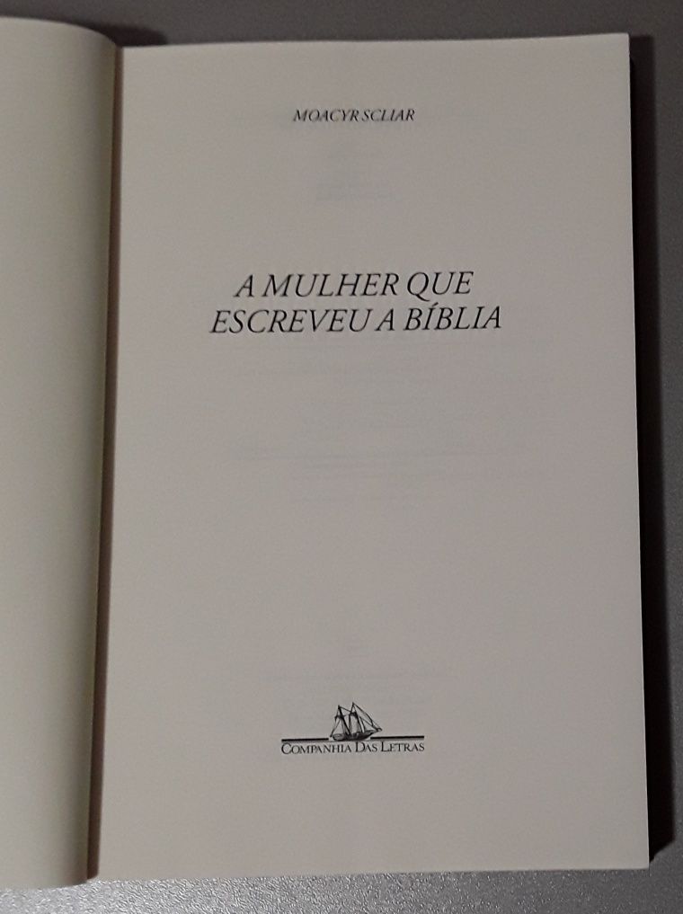 Livro: A mulher que escreveu a Bíblia, de Moacyr Scliar