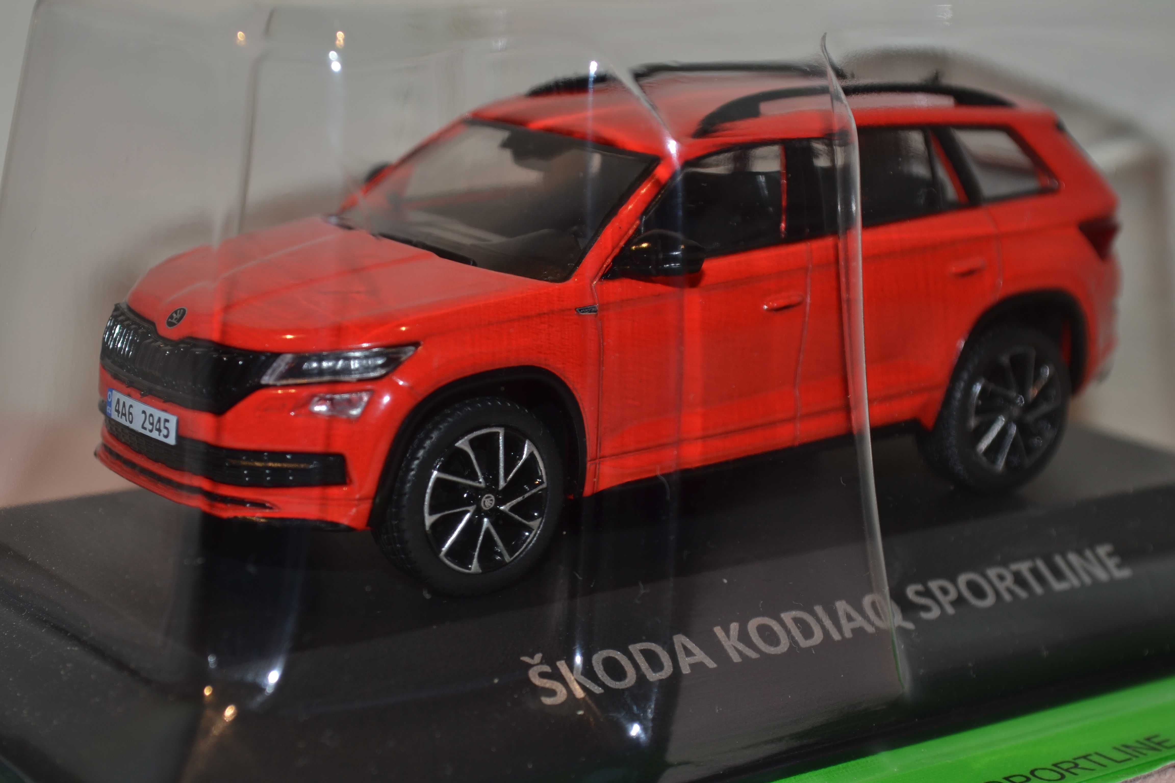 Skoda Kodiaq Sportline 2018 r. model 1:43 DeAgostini Czechy nr 68