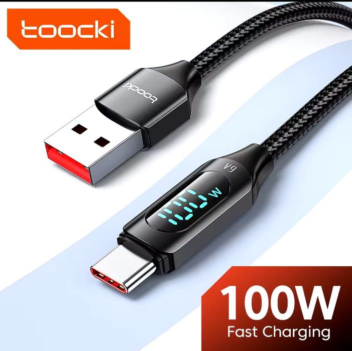 Продам Кабель Toocki 6А USB A - Type C