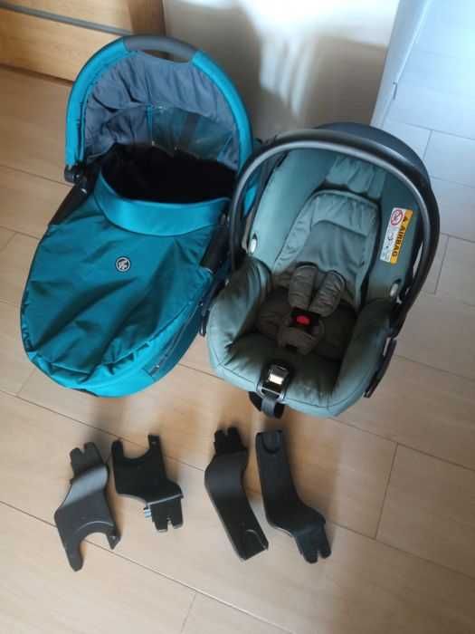 Wózek Mutsy Evo 3w1 + Maxi Cosi Citi+ dostawka step up board