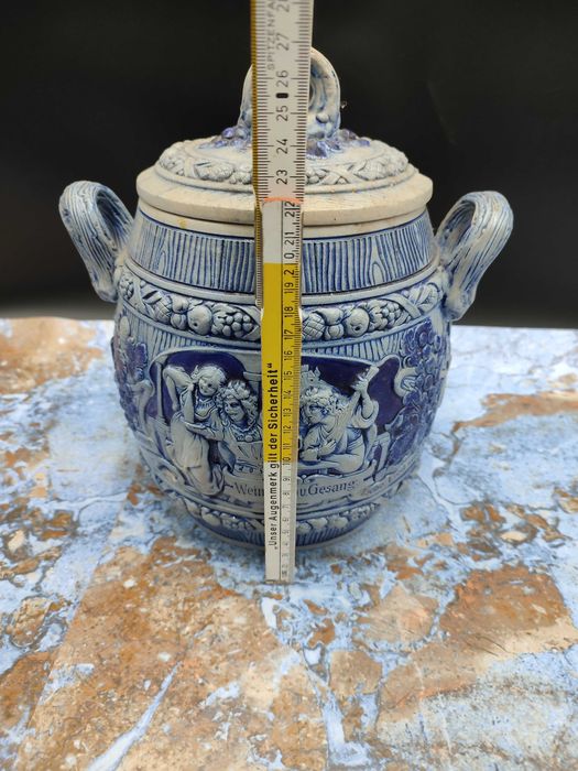 Duża ceramiczna Bola  - Pięknie zdobiona 4 Litry - Design Osłonka 2750