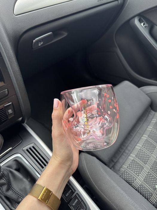 Стакан starbucks sakura кошача лапка cat paw