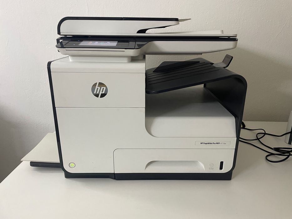 Drukarka atramentowa HP PRO MFP 477DW ksero, fax - dużo tuszu