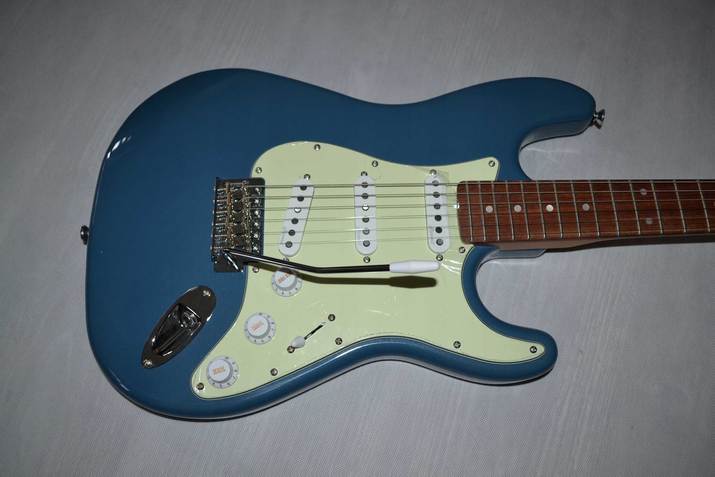 Harley Benton ST-62CC RW lake placid blue STRATOCASTER nowy USTAWIONY!