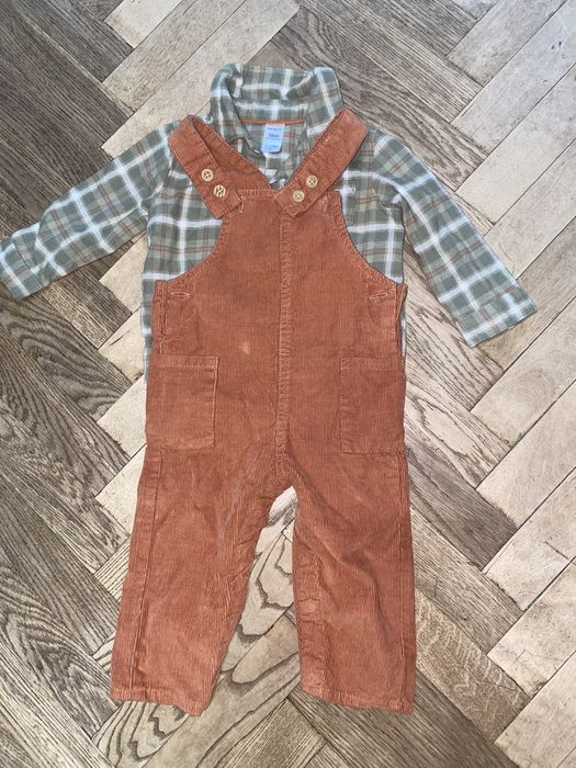 Костюмчик сорочка+штани комбінезоном на 18 міс Carter’s