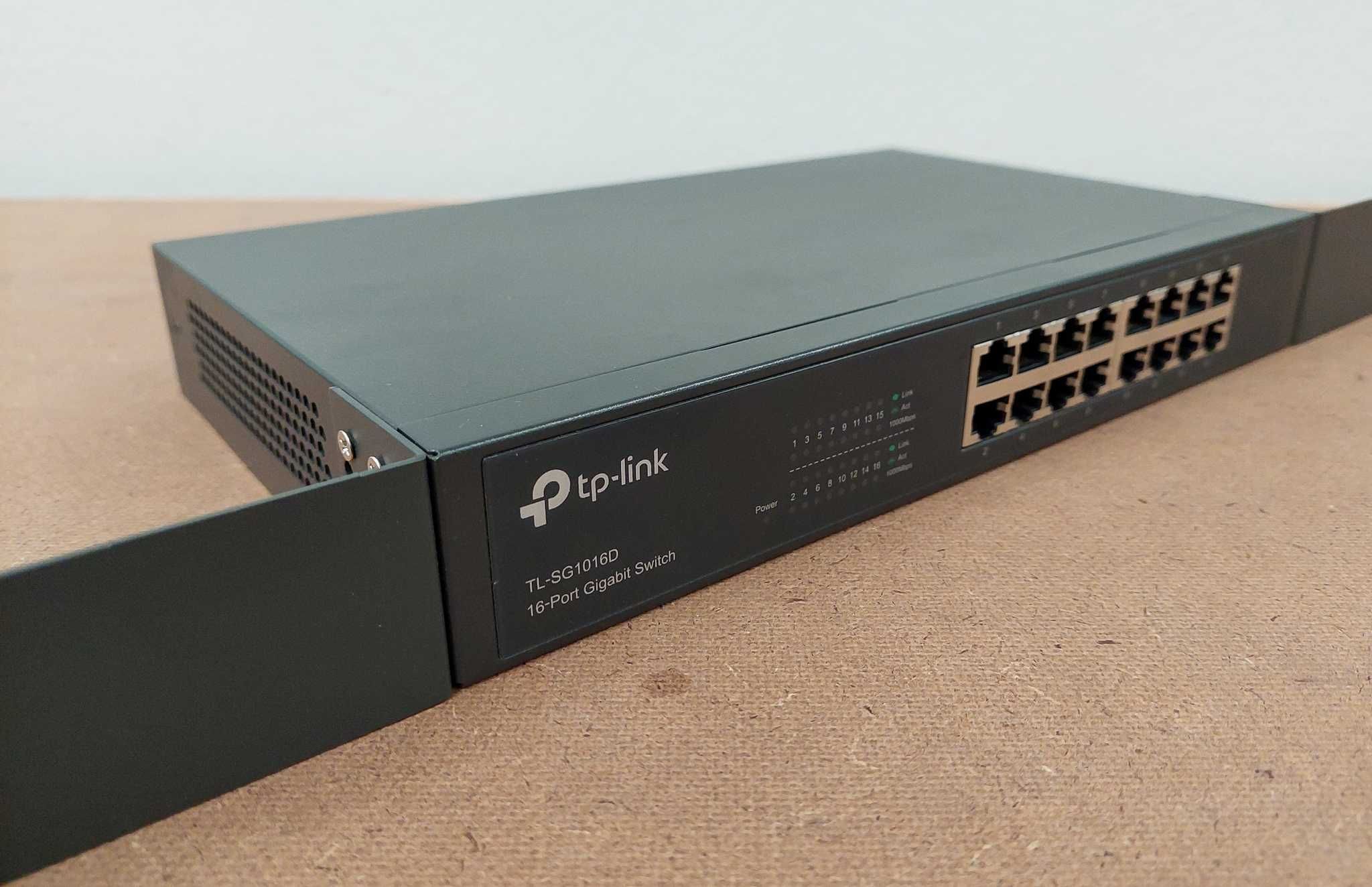 tp-link TL-SG1016D 16-Port Gigabit Ethernet Switch c/ Rack Mount