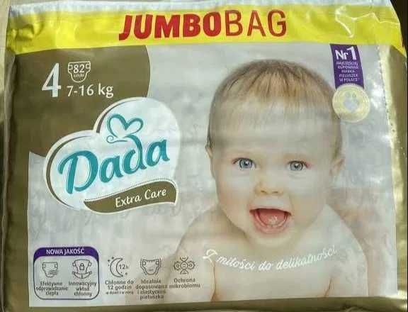 Pieluszki Dada Extra Care 4 Jumbo Bag (4 opakowania)