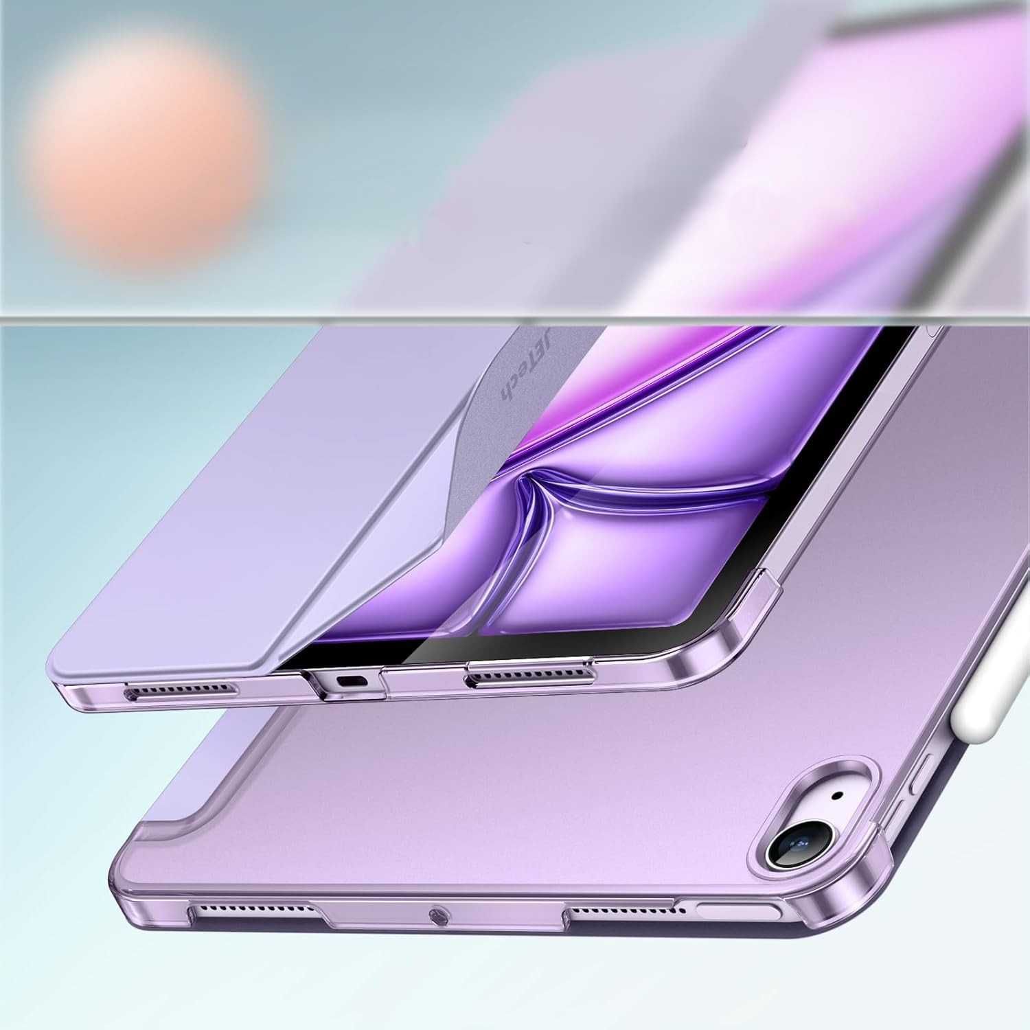 JETech Etui iPad Air 11"/10,9" (2025–2020) | Jasny Fiolet | Smart Case